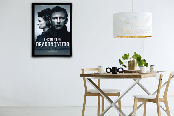 The Girl With The Dragon Tattoo Signed Poster with COA