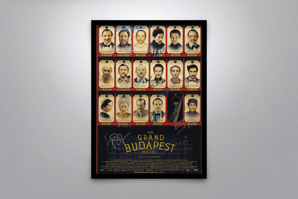 The Grand Budapest Hotel Signed Poster with COA