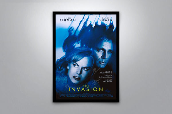 The Invasion Signed Poster with COA