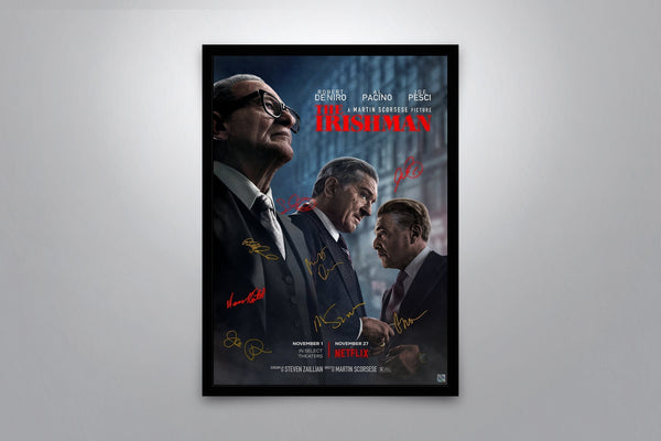 The Irishman Signed Poster with COA