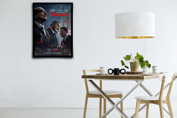 The Irishman Signed Poster with COA