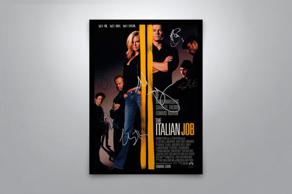 The Italian Job Signed Poster with COA