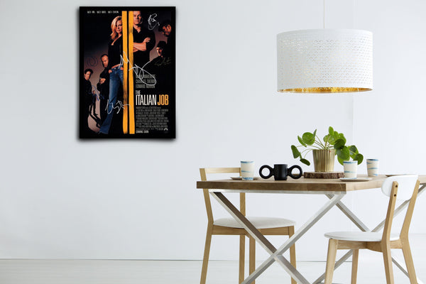 The Italian Job Signed Poster with COA