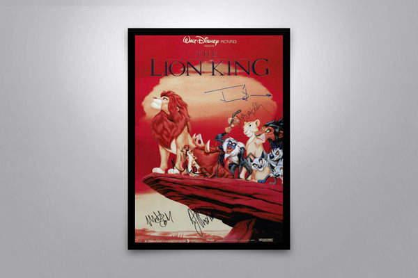 The Lion King Signed Poster with COA