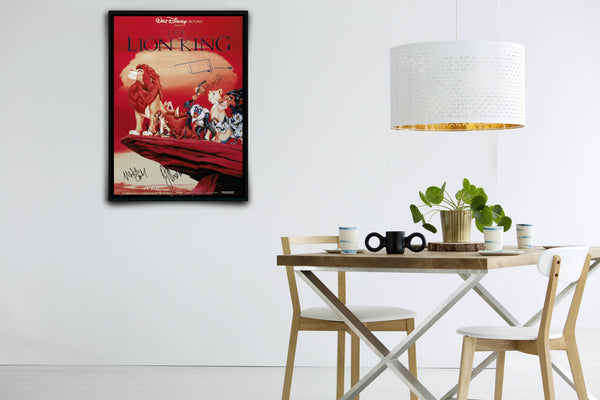 The Lion King Signed Poster with COA