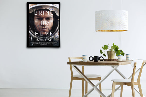 The Martian Signed Poster with COA
