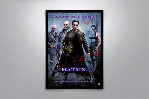 THE MATRIX - Signed Poster + COA