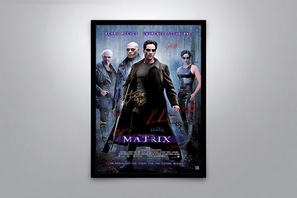 The Matrix Signed Poster with COA