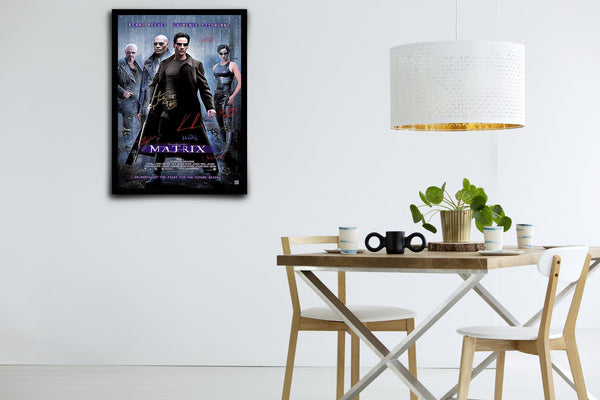 The Matrix Signed Poster with COA