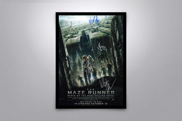 The Maze Runner Signed Poster with COA