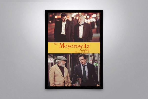 The Meyerowitz Stories (New and Selected) Signed Poster with COA
