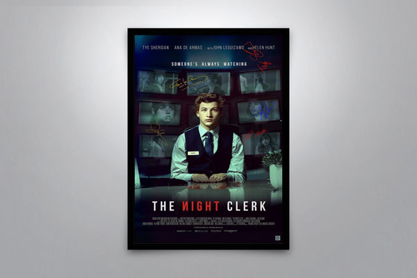 The Night Clerk Signed Poster with COA