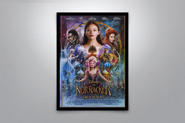 The Nutcracker and the Four Realms Signed Poster with COA