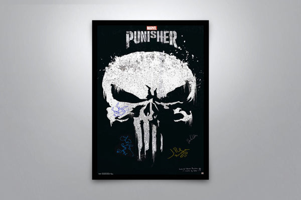 The Punisher Signed Poster with COA