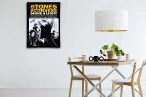 The Rolling Stones Shine a Light Signed Poster with COA