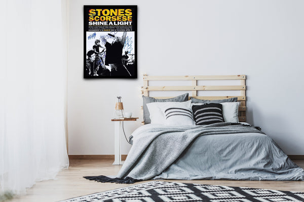 The Rolling Stones Shine a Light Signed Poster with COA