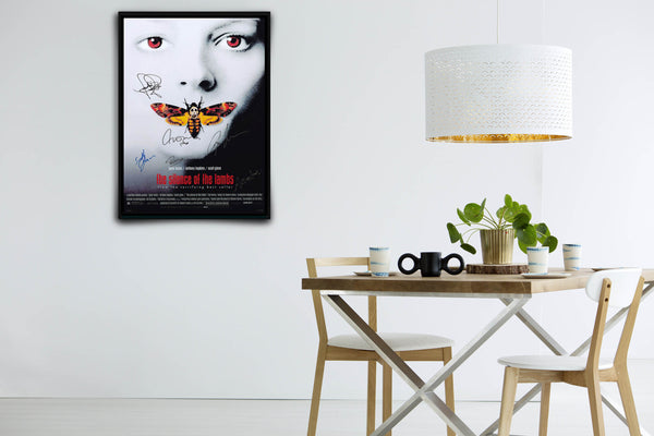 The Silence of the Lambs Signed Poster with COA