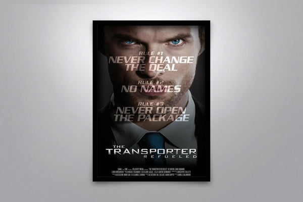 The Transporter Refueled Signed Poster with COA