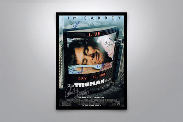 The Truman Show Signed Poster with COA