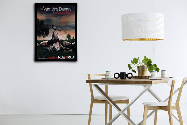 The Vampire Diaries Signed Poster with COA