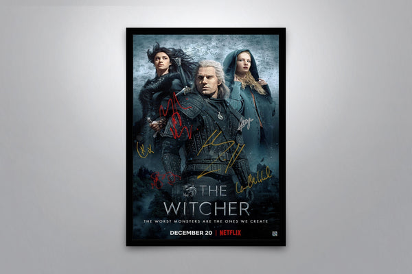 The Witcher Signed Poster with COA