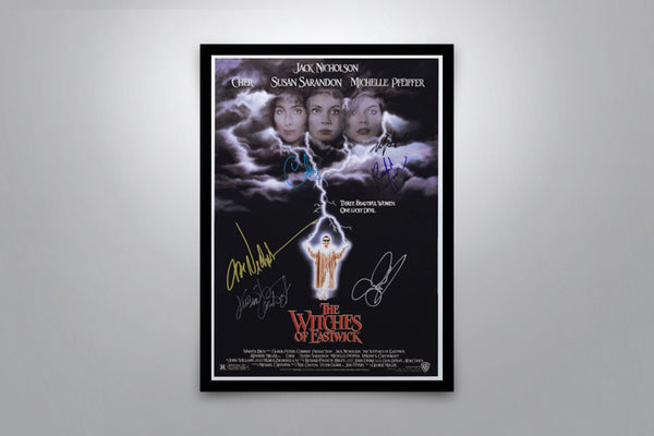 The Witches of Eastwick Signed Poster with COA