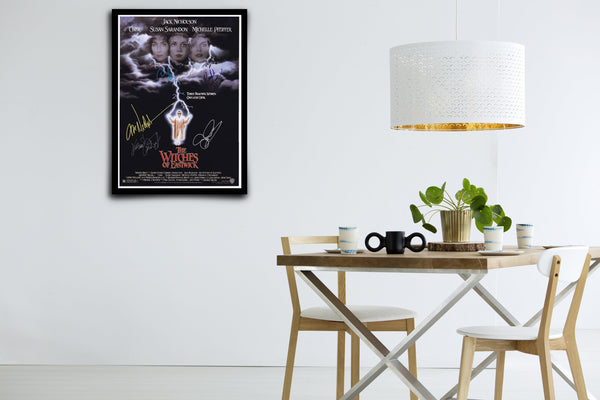 The Witches of Eastwick Signed Poster with COA