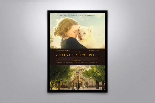 The Zookeeper's Wife Signed Poster with COA