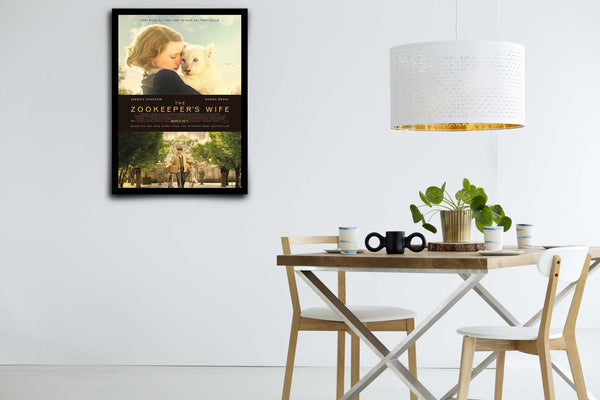 The Zookeeper's Wife Signed Poster with COA