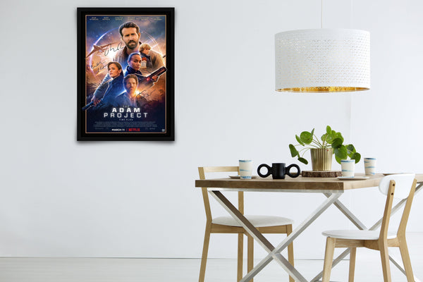 The Adam Project Signed Poster with COA