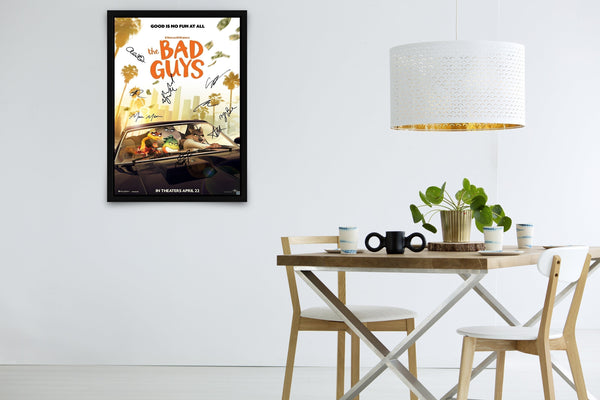 The Bad Guys Signed Poster with COA