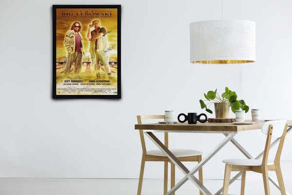 The Big Lebowski Signed Poster with COA