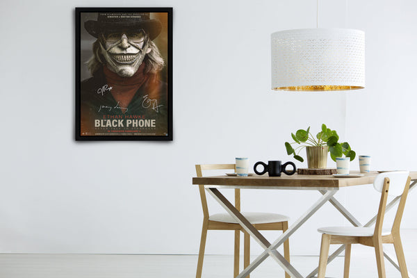 The Black Phone Signed Poster with COA