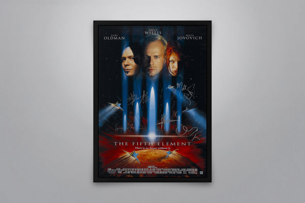 The Fifth Element Signed Poster with COA