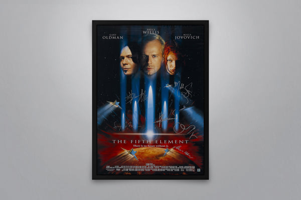 The Fifth Element Signed Poster with COA