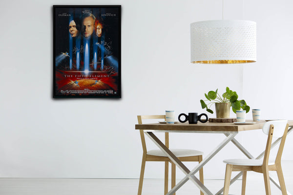 The Fifth Element Signed Poster with COA