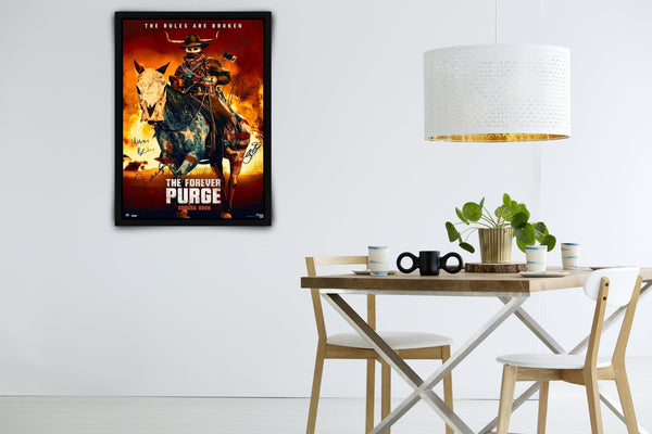 The Forever Purge Signed Poster with COA