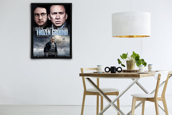 The Frozen Ground Signed Poster with COA