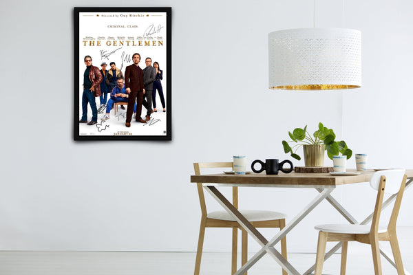 The Gentlemen Signed Poster with COA