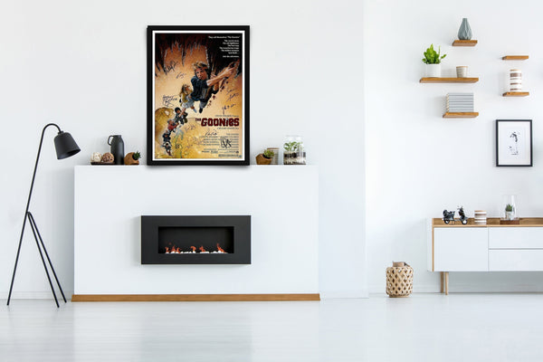 The Goonies Signed Poster with COA