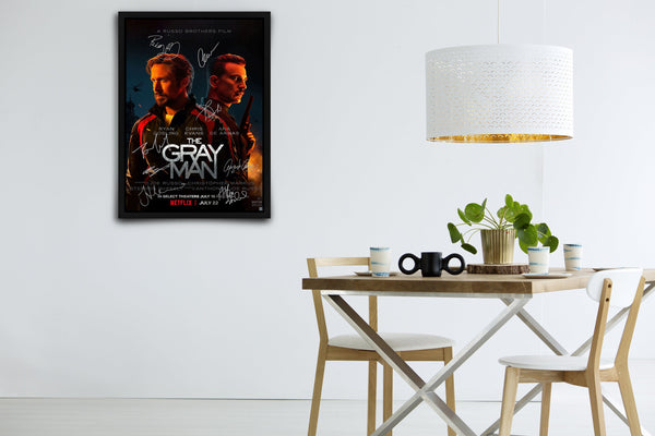 The Gray Man Signed Poster with COA