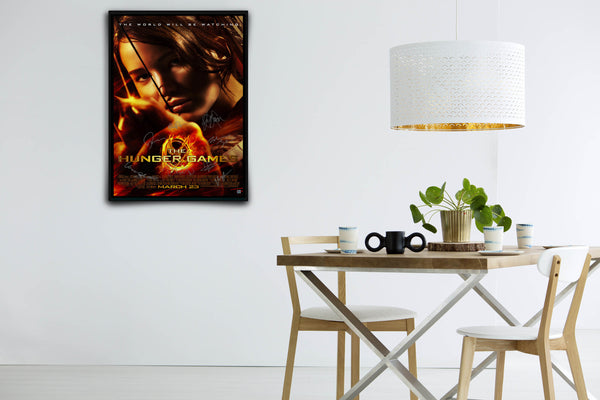The Hunger Games Signed Poster with COA