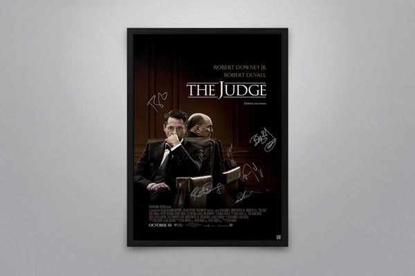 The Judge Signed Poster with COA