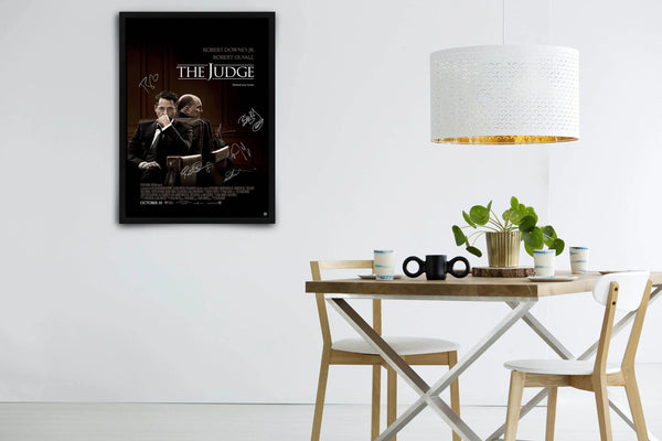 The Judge Signed Poster with COA