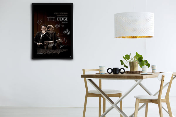 The Judge Signed Poster with COA