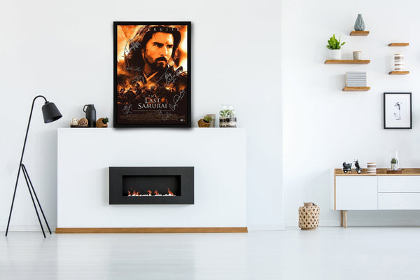 The Last Samurai Signed Poster with COA