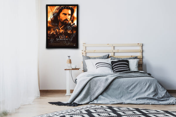 The Last Samurai Signed Poster with COA