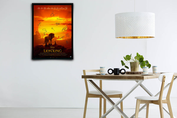 The Lion King (2019) Signed Poster with COA