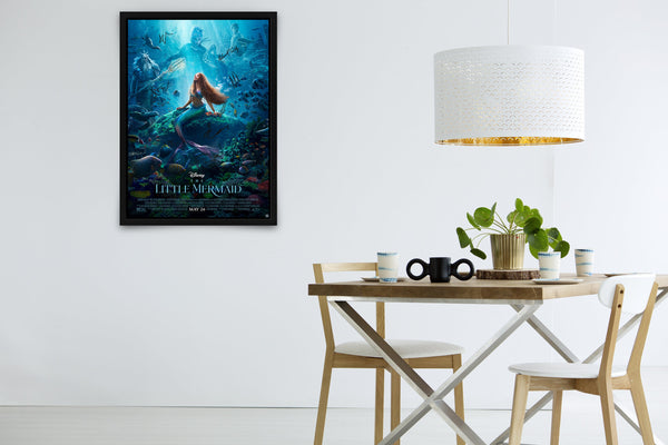 The Little Mermaid (2023) - Signed Poster + COA