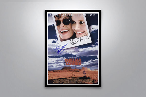 Thelma and Louise Signed Poster with COA